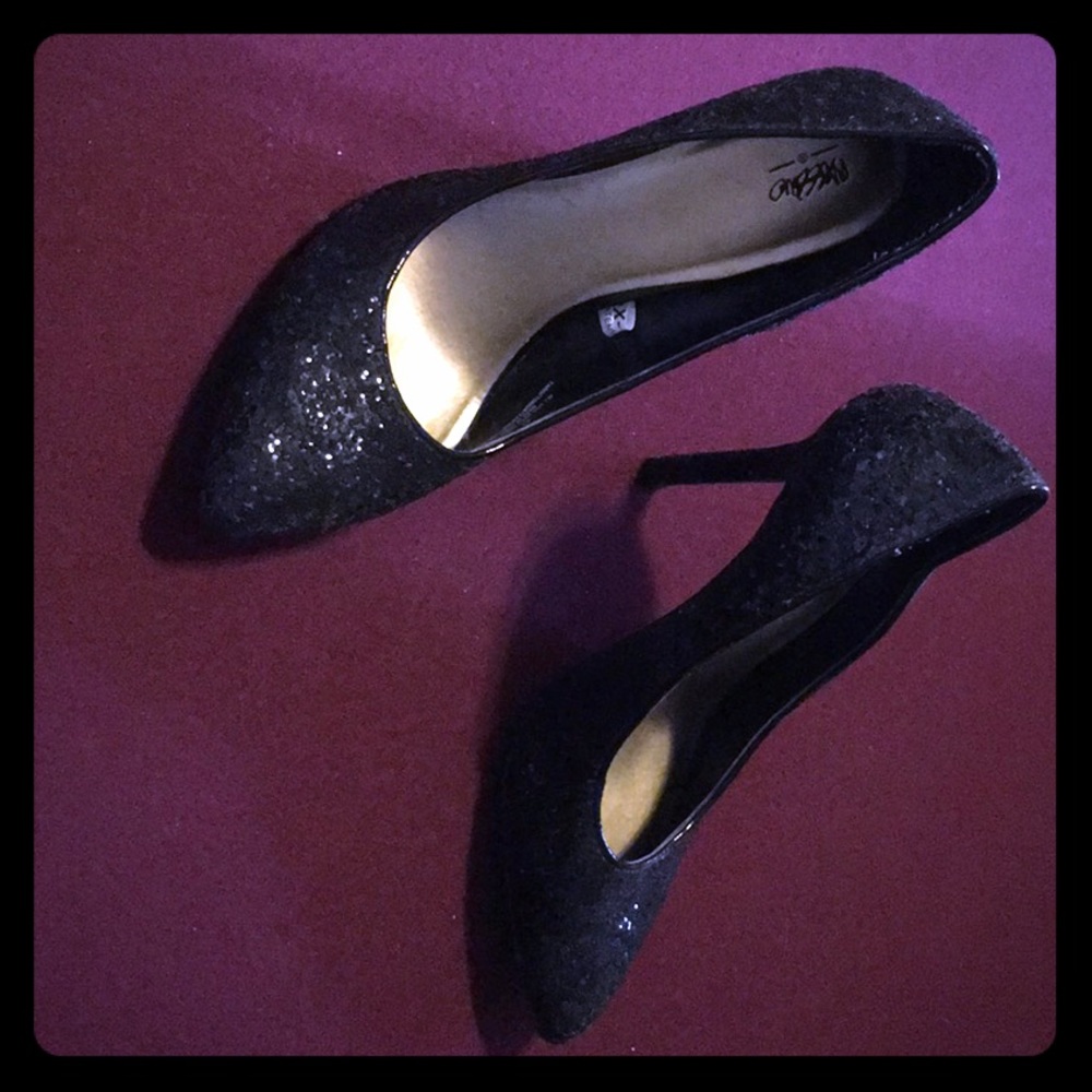 Sequin shoes